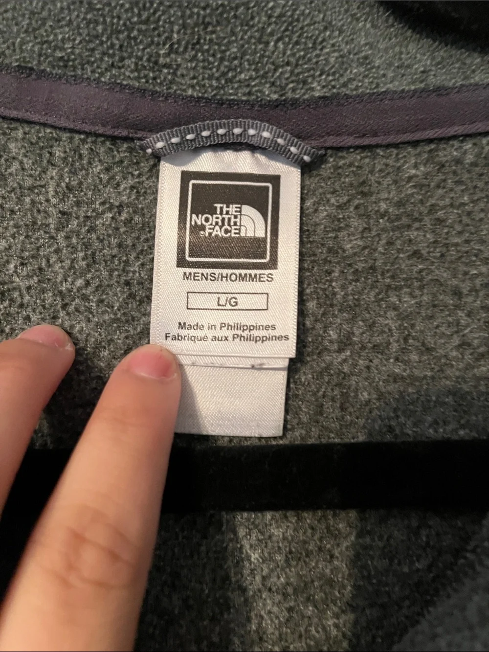 The North Face Men's Dark Gray Half-Zip Fleece Pullover